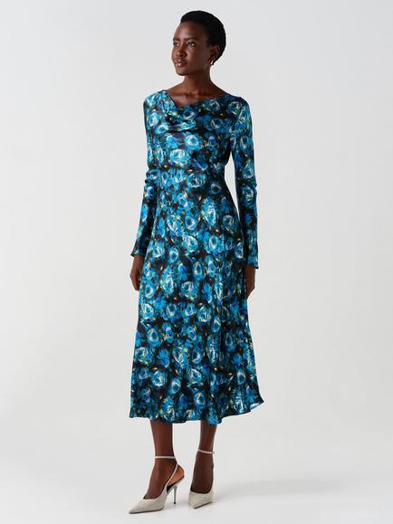 Ghost Immie Dress, Blue - view 2, Blue