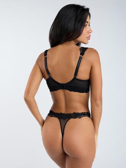Boux Avenue Jordyn Thong - view 2, Black