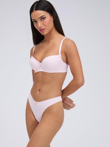 Boux Avenue Emma Balconette Bra, Blush Pink, Blush Pink