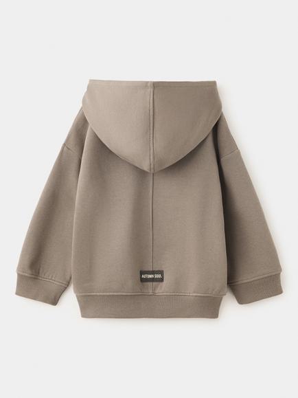 Mango Baby Cotton Rich Outside Comfort Zone Hoodie, Brown - view 2, Brown