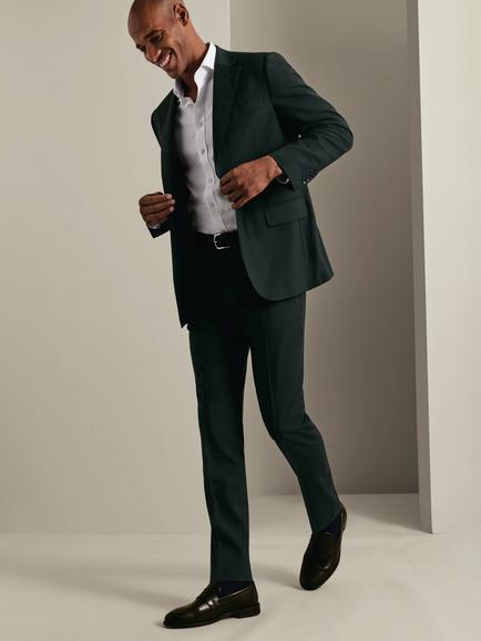 Charles Tyrwhitt Slim Fit Ultimate Performance Suit Trousers, Forest Green, Forest Green