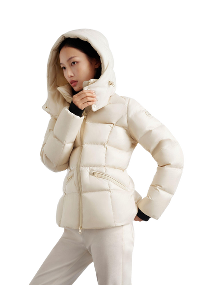 Bosideng Premium Short Goose Down Jacket - view 2, Smoky Brown