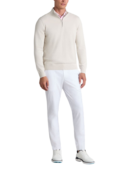 G/FORE Cooling Cotton 1/4 Zip Jumper, Pumice