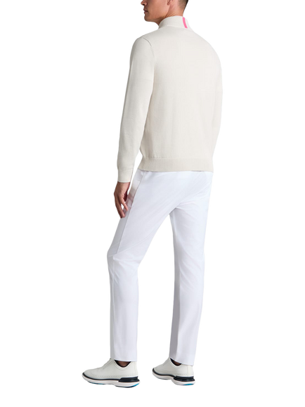 G/FORE Cooling Cotton 1/4 Zip Jumper - view 2, Pumice