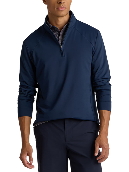 G/FORE Brushed Back Tech Terry 1/4 Zip Pullover, Twilight