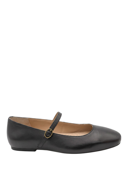 Jones Bootmaker Sonnet Wide Fit Leather Mary Janes, Black