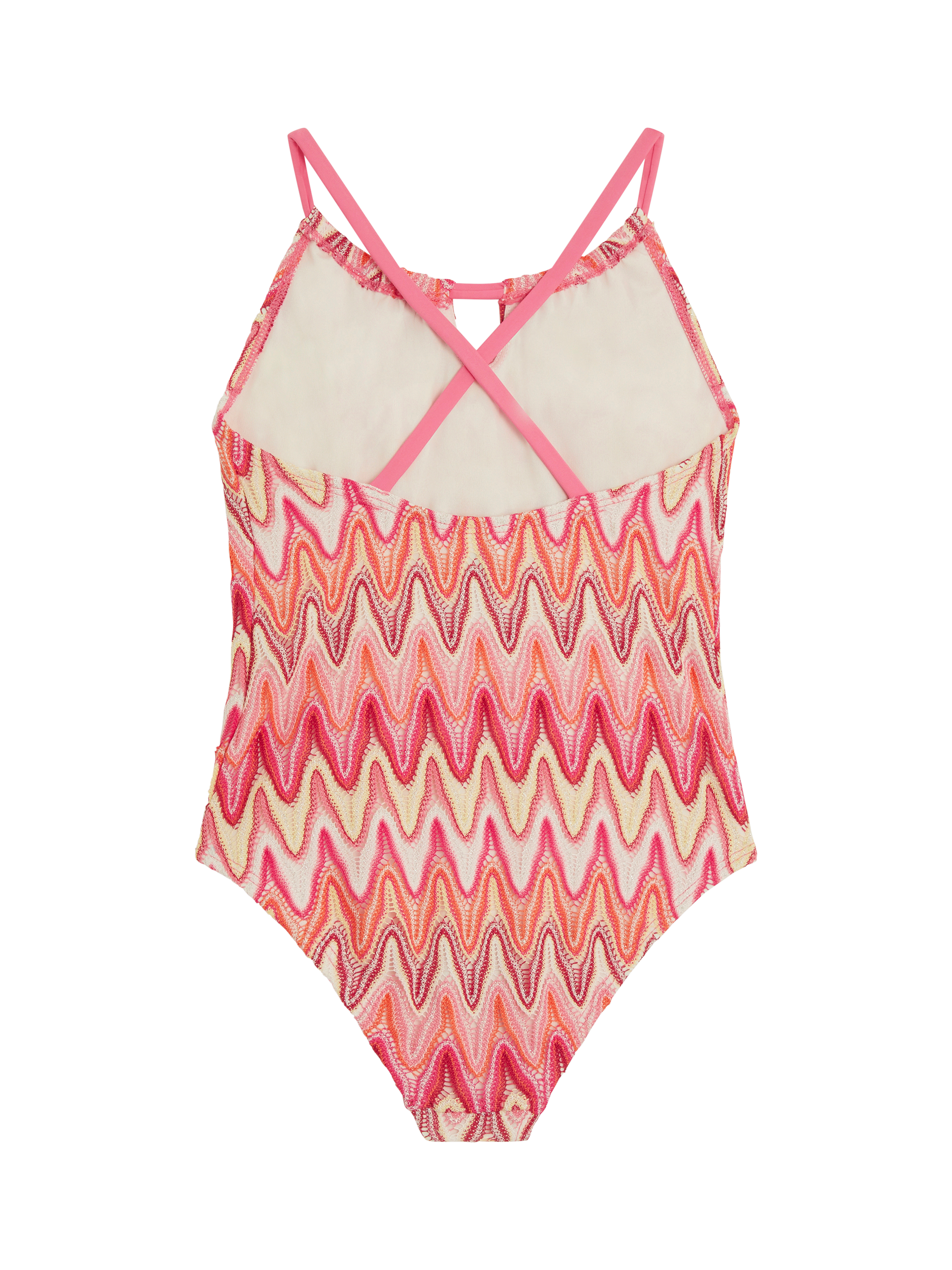 Angels by Accessorize Kids' Crochet Swimsuit, Multi