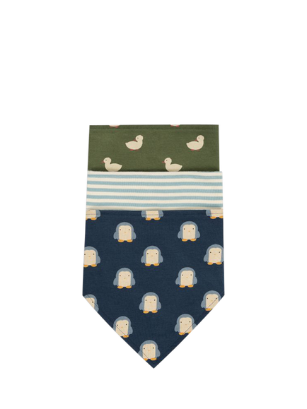 Little Green Radicals Baby Adaptive Bibs, Pack of 3, Multi, Multi