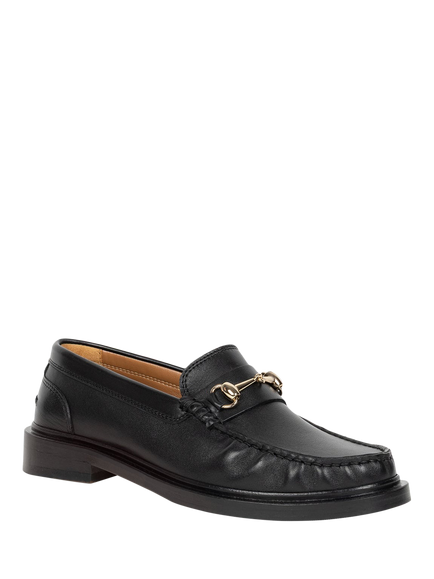 Bobbies Cardi Leather Horsebit Loafers, Passion Black - view 2, Passion Black