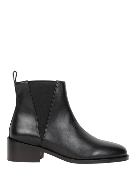 Bobbies Camden Leather Chelsea Boots, Passion Black, Passion Black