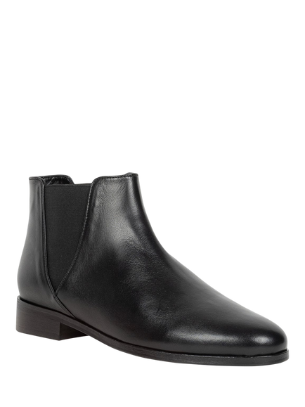 Bobbies Leather Chelsea Boots, Passion Black - view 2, Passion Black