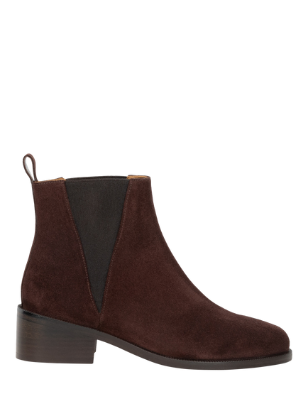 Bobbies Camden Suede Chelsea Boots, Truffle Brown, Truffle Brown