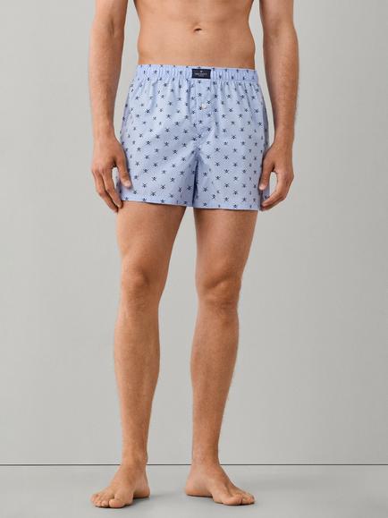 Hackett London Cotton Boxer Shorts, Pack of 2, Summer Blue - view 2, Summer Blue