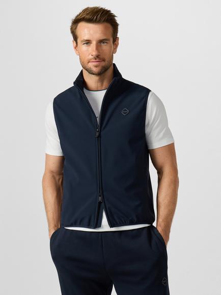 Hackett London Softshell Gilet, Navy, Navy