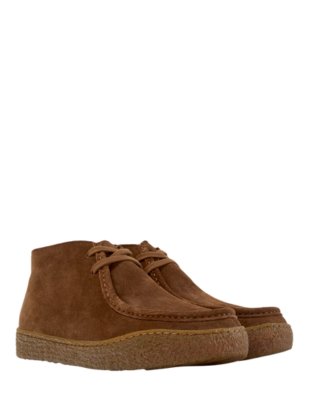 Camper Peu Terreno Suede Lace Up Chukka Boots, Light Brown - view 2, Light Brown