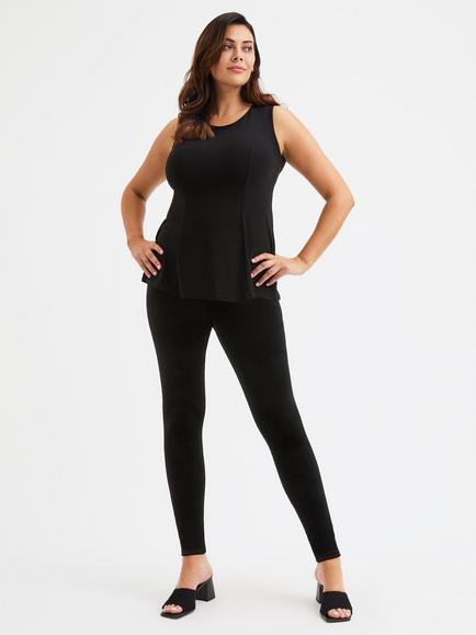 Scarlett & Jo Tall Velvet Leggings, Black, Black