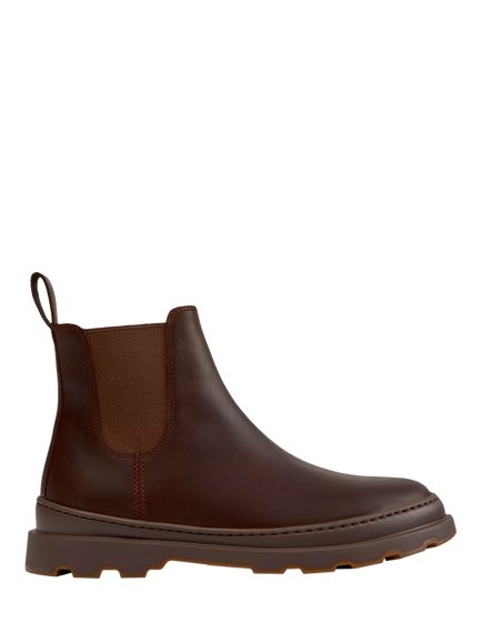 Camper Brutus+ Leather Chelsea Boots, Brown, Brown