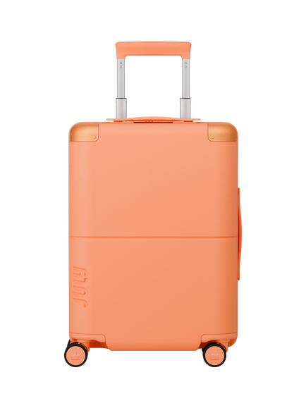 July Carry On CaseSafe Double Wheel Cabin Suitcase, 42L, Apricot