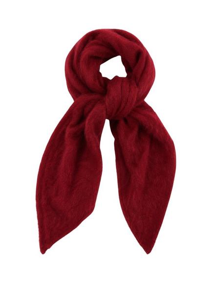 Chinti & Parker Pure Cashmere Bandana, Cherry