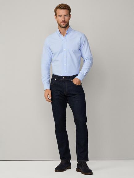 Hackett London Slim Fit Rinse Wash Jeans, Denim Blue - view 2, Denim Blue
