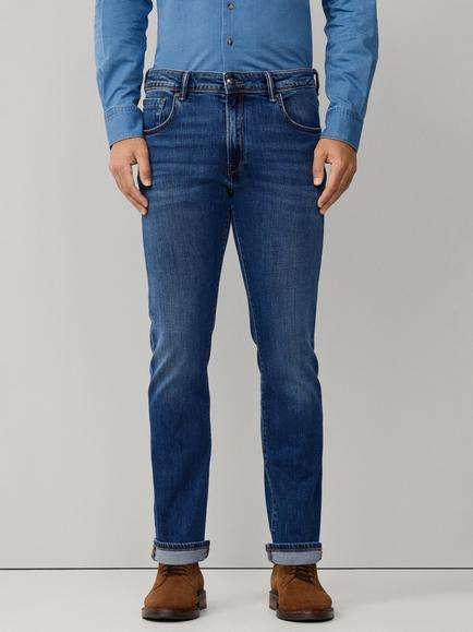 Hackett London Vintage Slim Fit Jeans, Denim Blue, Denim Blue