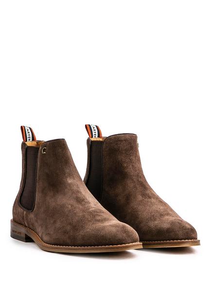 Simon Carter Elgar 2 Suede Chelsea Boots - view 2, Brown