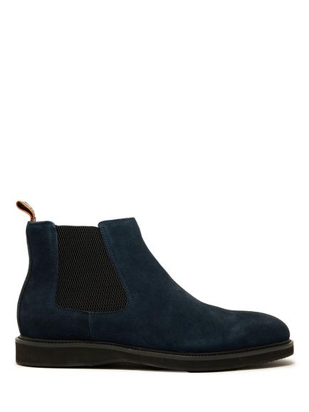 Simon Carter Offside Suede Chelsea Boots, Navy