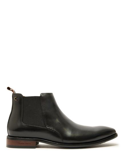 Simon Carter Corso Leather Chelsea Boots, Black