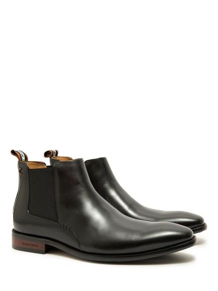 Simon Carter Corso Leather Chelsea Boots - view 2, Black