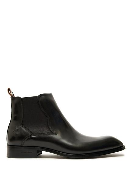 Simon Carter Taza Leather Chelsea Boots, Black