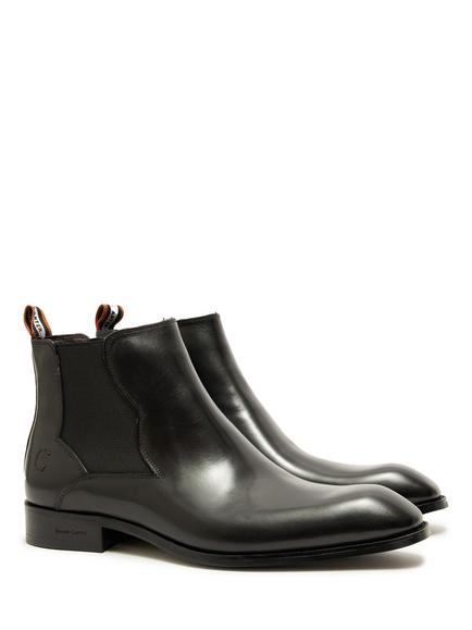 Simon Carter Taza Leather Chelsea Boots - view 2, Black