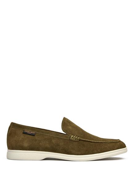 Simon Carter Tanius Suede Loafers, Olive