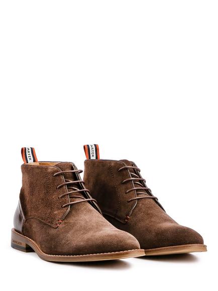 Simon Carter Byrd 2 Suede Lace Up Chukka Boots - view 2, Brown