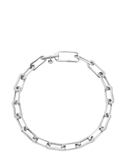 Monica Vinader Alta Mini Chain Bracelet, Silver, Silver