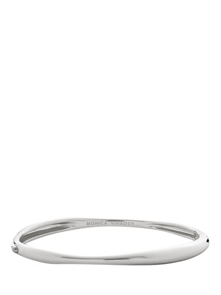 Monica Vinader Nura Reef Irregular Bangle, Silver