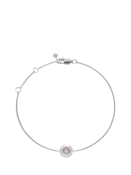 Monica Vinader Birthstone Bracelet, White