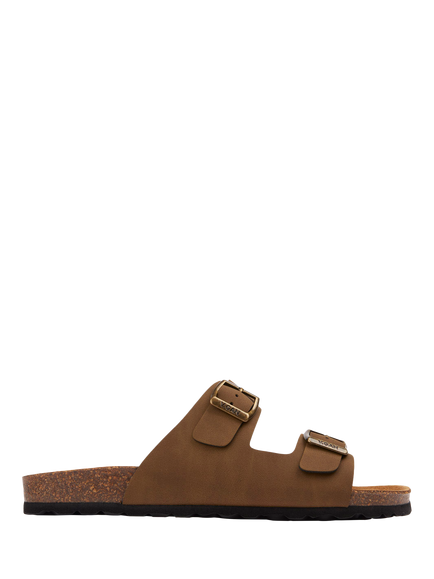 V.GAN Mango Comfort Footbed Sandals, Brown