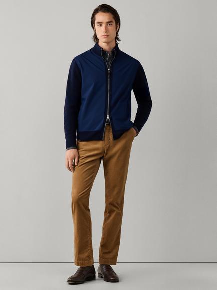 Hackett London Merino Wool Knit Hybrid Full Zip Jacket, Old Navy - view 2, Old Navy