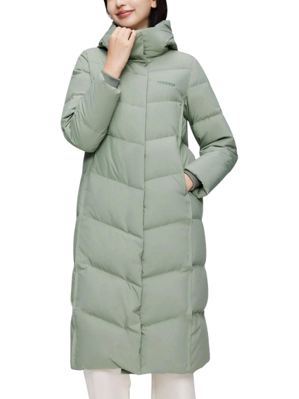 Bosideng Classic Casual Full Length Down Coat, Plum, Plum