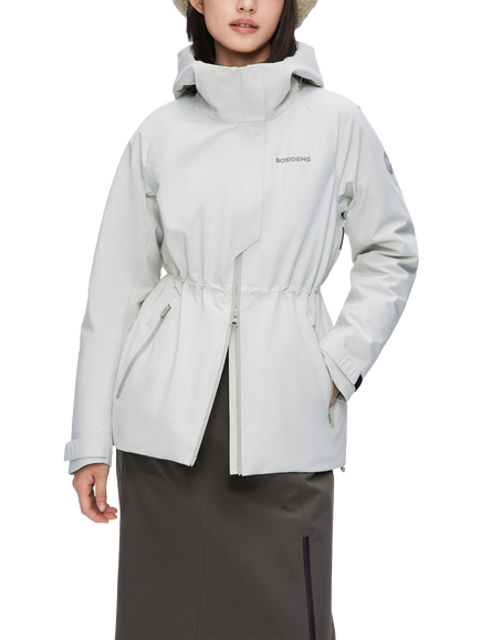 Bosideng Goose Down Hoodie Windproof Jacket, Cloud Grey, Cloud Grey