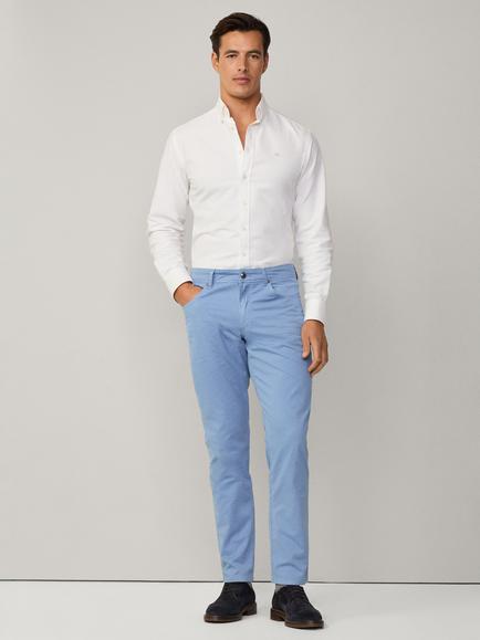 Hackett London Cotton Tailored Fit Washed Oxford Shirt - view 2, White