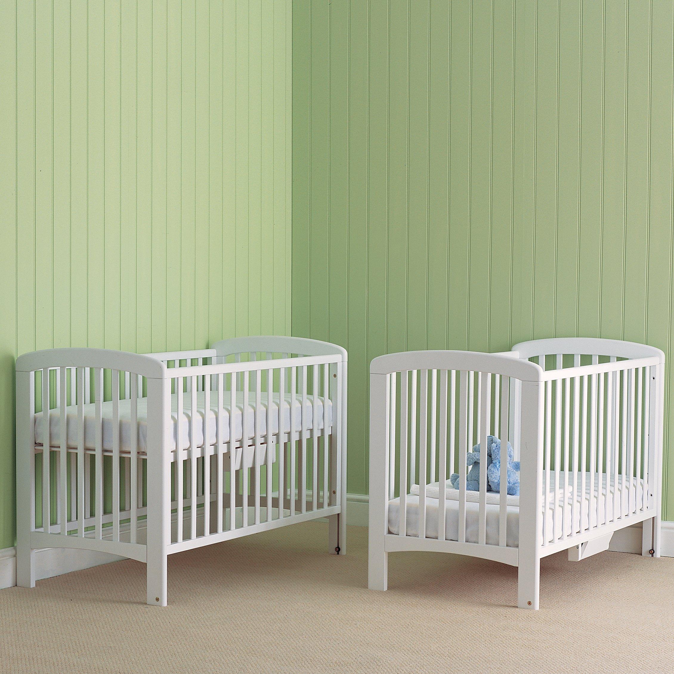 John Lewis Partners Anna Drop Side Cot White