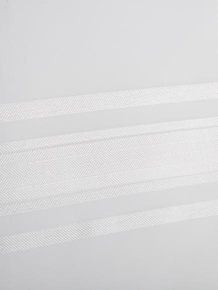 Deyron Morven Voile Fabric, White - view 2, White