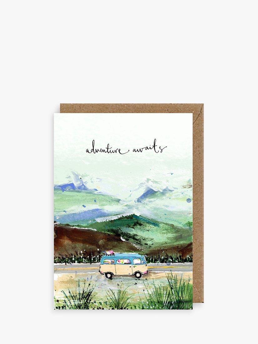 Louise Mulgrew Designs Adventure Awaits Greetings Card