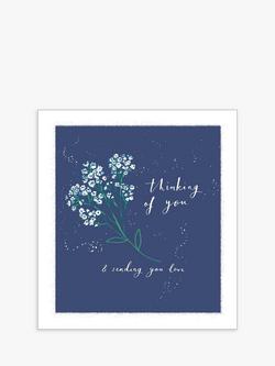 The Proper Mail Company Thinking Of You Flowers Sympathy Card, Multi