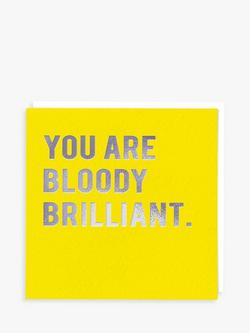 Redback Cards Brilliant Greeting Card, Multi