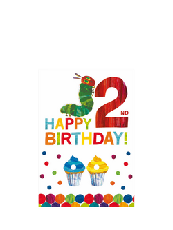 Woodmansterne Caterpillar Cakes 2nd Birthday Card, Multi