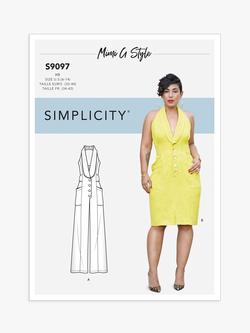 Simplicity Misses' Dess and Jumpsuit Sewing Pattern, S9097, U5
