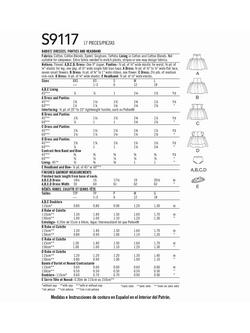 Simplicity Babies' Dress, Knickers and Headband Sewing Pattern, SS9117 - view 2, 