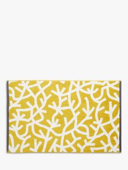 Mini Moderns A Forest Bath Mat, Mustard, 